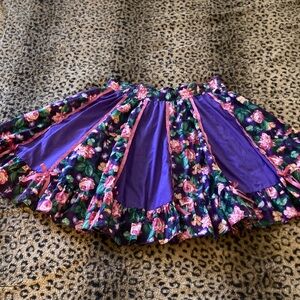 Vintage square dance skirt
